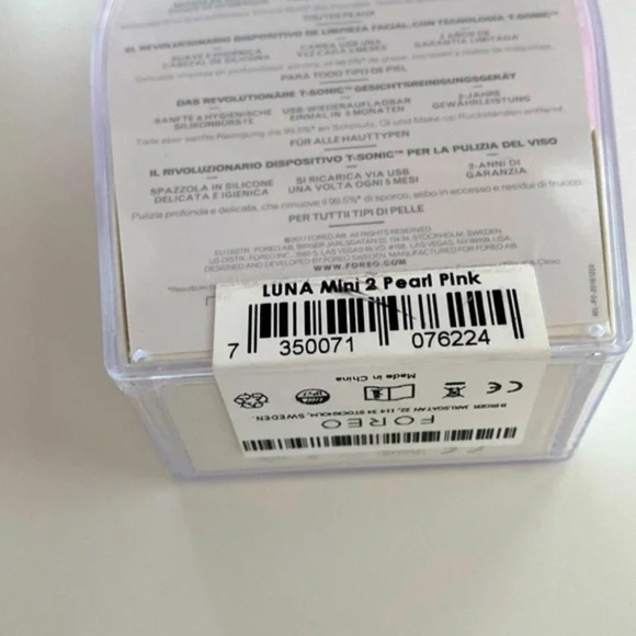 FOREO LUNA Mini 2 Pearl Pink Brand New & Sealed NWT $139 - Picture 3 of 3